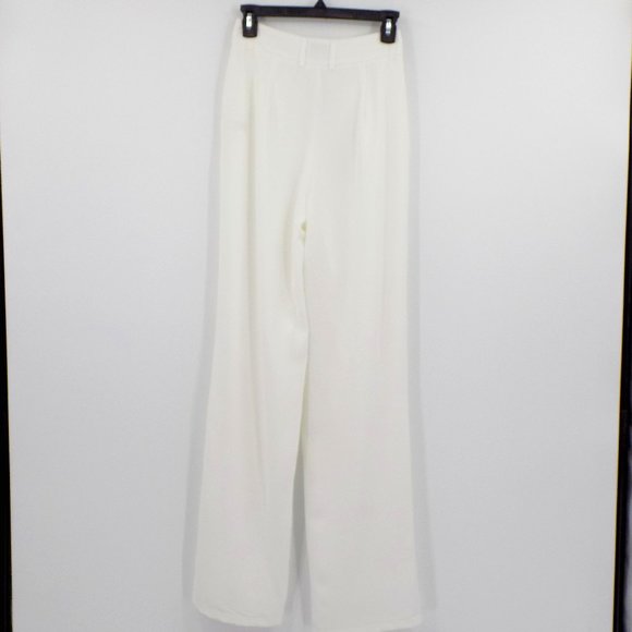 SNDYS. Women's Ivory Lined Wide Leg Dress Pants - Picture 2 of 6